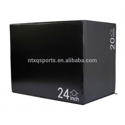 Chinese supplier reliable crossfit 3-in-1 soft foam wood jump box